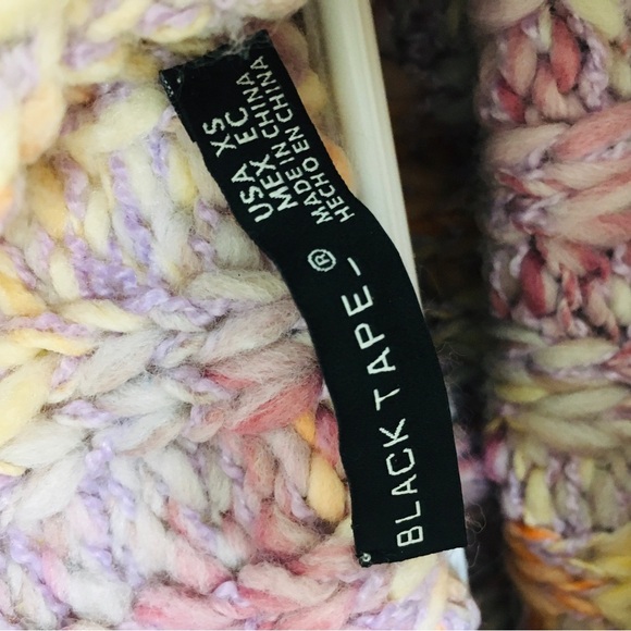 Black Tape mock neck‎ sweater - Picture 4 of 6